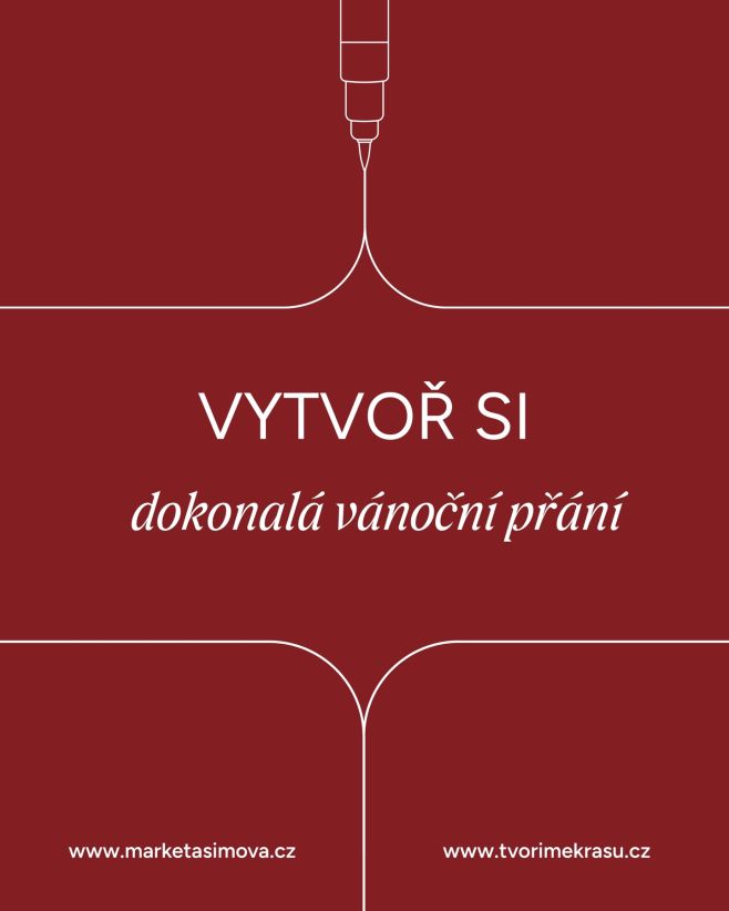 🎁 Chceš, aby Tvoje přáníčka pro známé letos opravdu zazářila? ✨ Červené skleněné pero povýší každý nápis na malý umělecký...